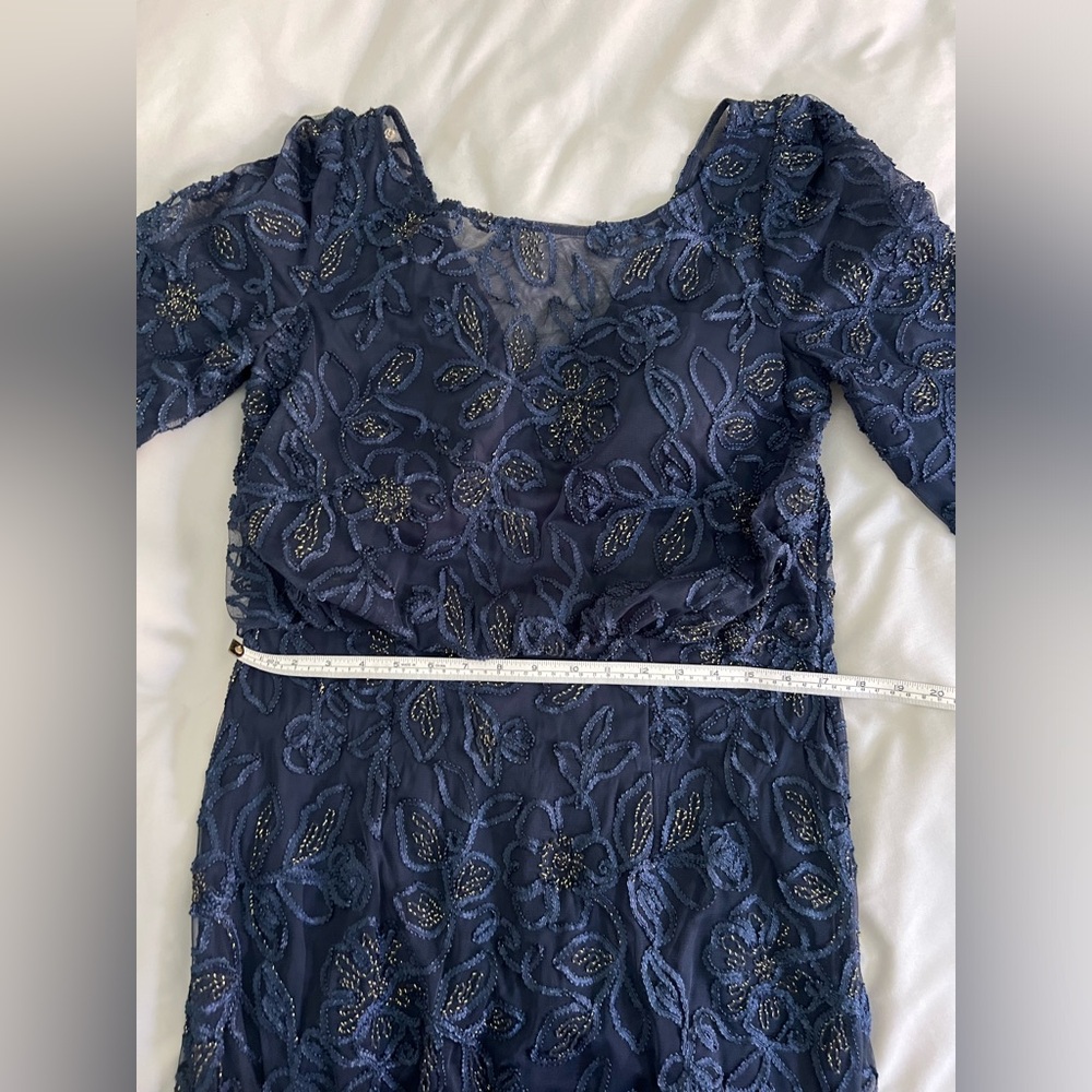 Js Collections Metallic Soutache Blouson Mesh Gow… - image 3